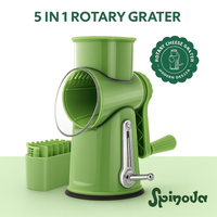Spinova - 5 in 1 Rotary Grater